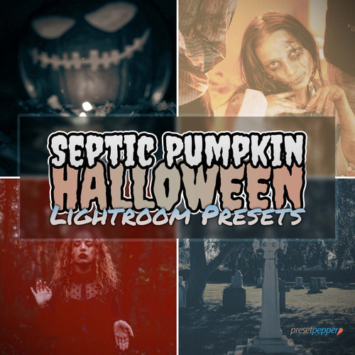 Septic Pumpkin Halloween Horror Lightroom Presets