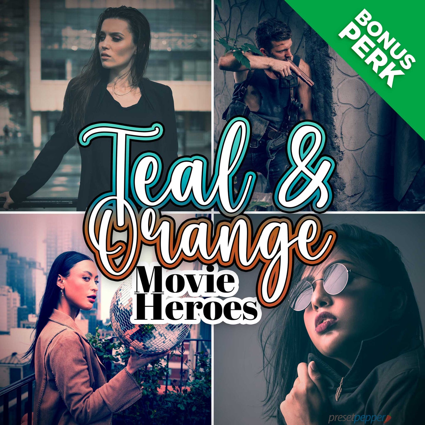 Teal & Orange Movie Heroes